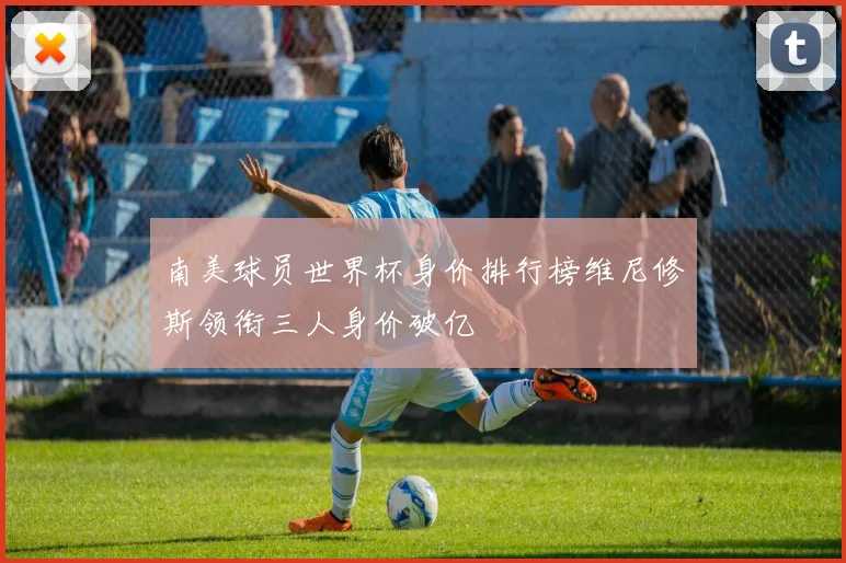 南美球员世界杯身价排行榜维尼修斯领衔三人身价破亿